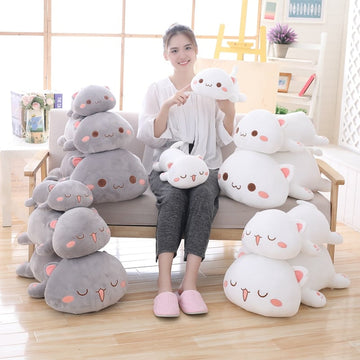 Kawaii Lying Cat Plush