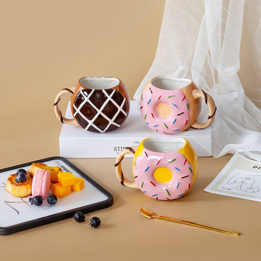 Kawaii Donut Ceramic Cup