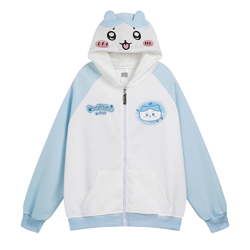 Kawaii Sweet Japanese Style Chiikawa Usagi Printed Sweatshirt