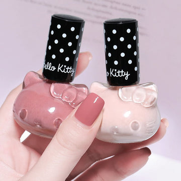 Cute Girl Cat Nail Polish