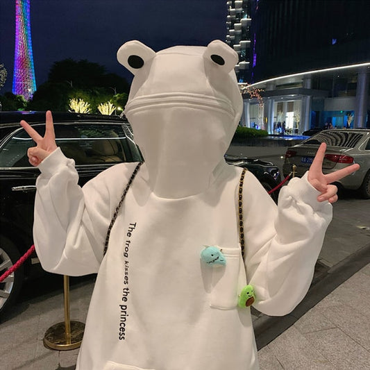 Zippered Frog Sweatshirt