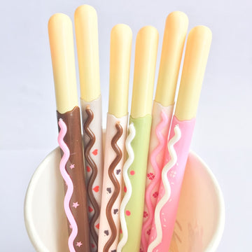 Kawaii Pocky Dessert Gel Pen 2pcs