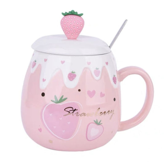 Cute Strawberry Coffee Mug 500ml