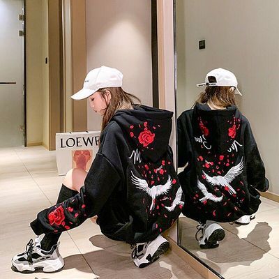 Rose Loose Fit Hoodie