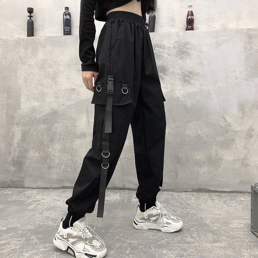 Solid Color Cargo Pant With Pocket