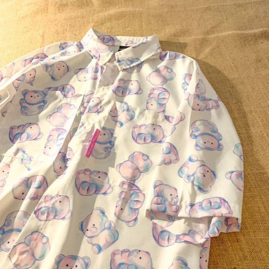Soft Girl Bear Blouse
