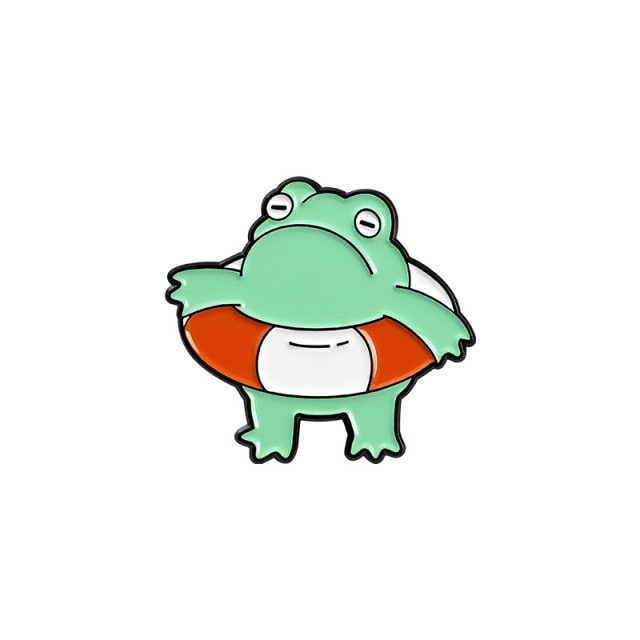 Cute Cartoon Frog Series Brooch.