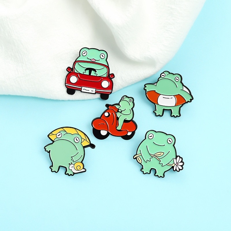 Cute Cartoon Frog Series Brooch.