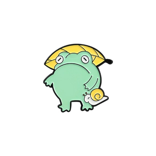 Cute Cartoon Frog Series Brooch.