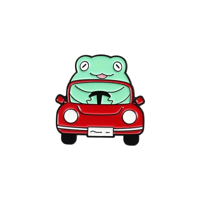 Cute Cartoon Frog Series Brooch.