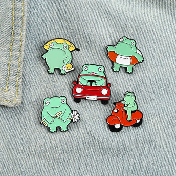 Cute Cartoon Frog Series Brooch.