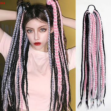 Cute Dyeing Braid Wigs
