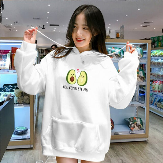 Kawaii Couple Avocado Sweatshirt