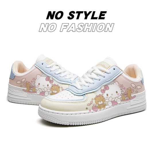 Kawaii Cute all-match Cinnamoroll Kuromi Board Shoes