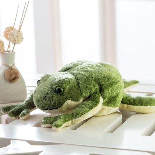 Realistic Kawaii Frog Plush Toy