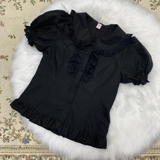 Kawaii Sweet Peter Pan Collar Lolita Shirt