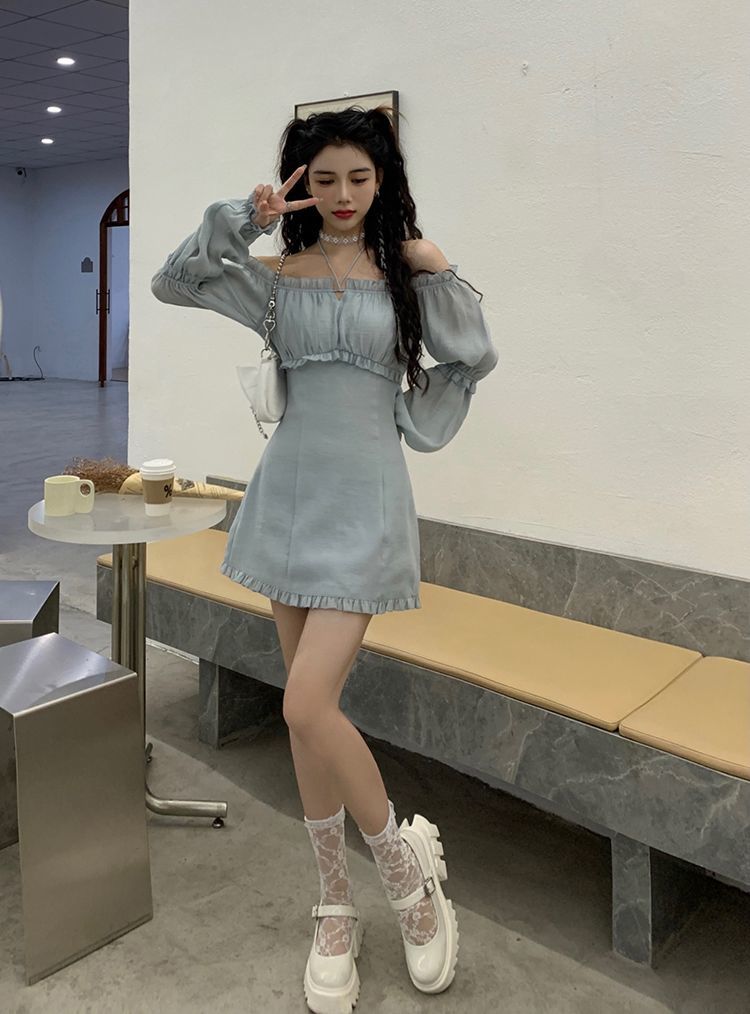 green emerald velvet dress CABULE Summer Dress Women Korean Version of Sweet Fairy Style Mesh Ladies  O-neck Dress Elegant Square Embroidery Sexy Cute Dress White-Pink,L :  Amazon.co.uk: Fashion