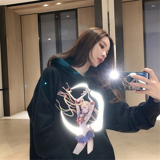 Kawaii Women Sailor Moon 90s Sweatshirt