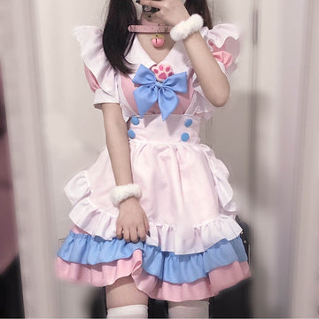 Cute Maid Uniform Dress