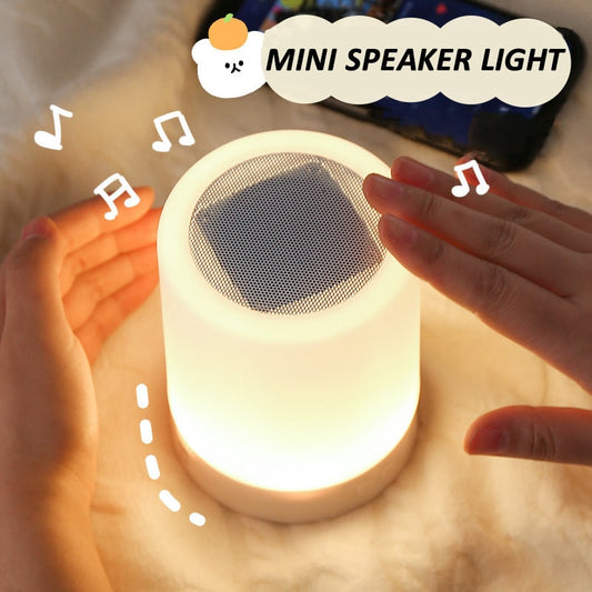 Bluetooth Speaker With Colorful Night Lamp