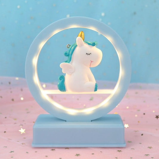 Kawaii Mini Unicorn Pastel Night Lamp