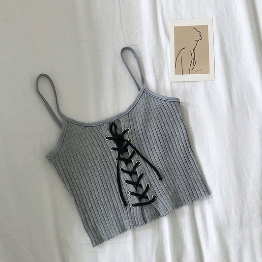 Korean Style Strappy Tank Top
