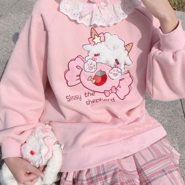 Sissy The Shepherd Kawaii Pullover