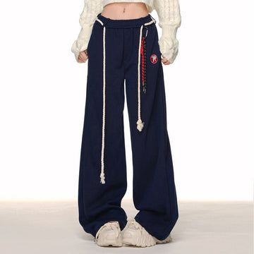 American Girls Casual Loose Straight Sweatpants