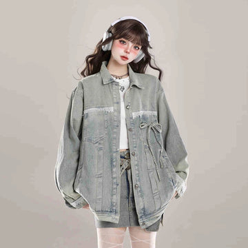 American Retro Blue Denim Jacket