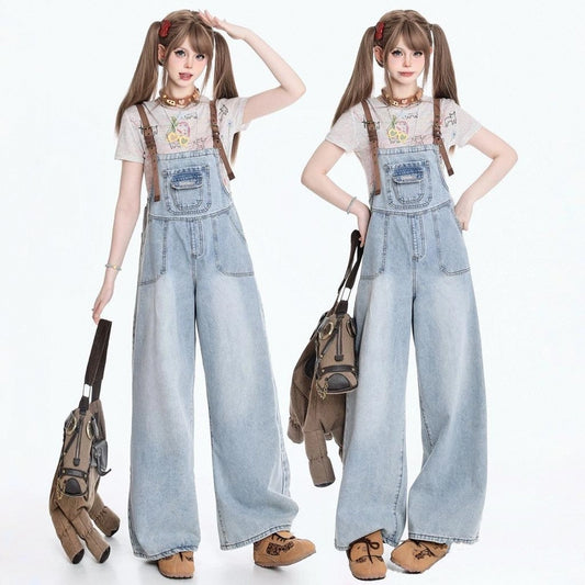 American Sweet Blue Denim Overalls