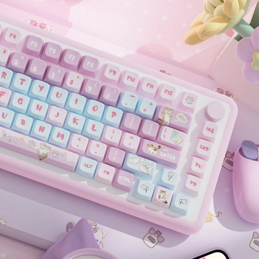 Bubble Kitty PBT Keycap Set – 138/158 Keys