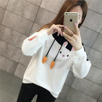 Carrot Bunny Hoodie