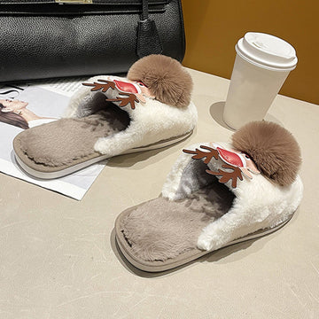 Kawaii Reindeer Slippers