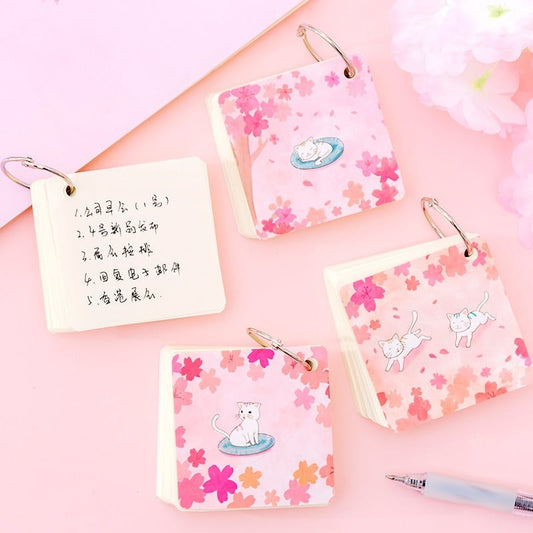 Cute Cat Ring Flashcard
