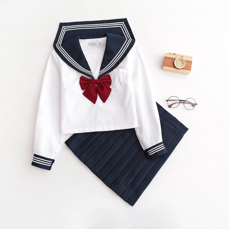 Japanese Black Sweet Transparent Sailor Uniform