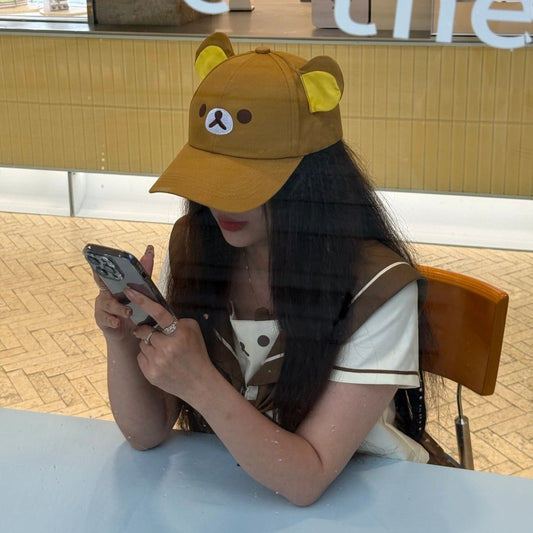 Kawaii Bear Ear Baseball Cap