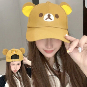 Kawaii Bear Ear Baseball Cap