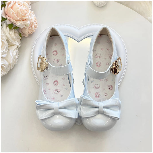 Kawaii Bow-Decorated Lolita Shoes