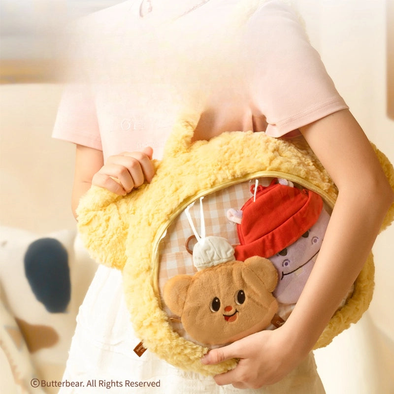 Kawaii Cartoon Plush Shoulder Bag