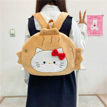 Kawaii Cartoon Snapper Cat Backpack