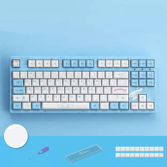 Kawaii Cinnamoroll Co-branded Wired Mechanical Keyboard