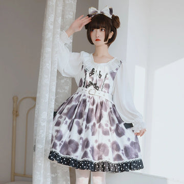 Kawaii Cream Cake Print Lolita JSK Dress