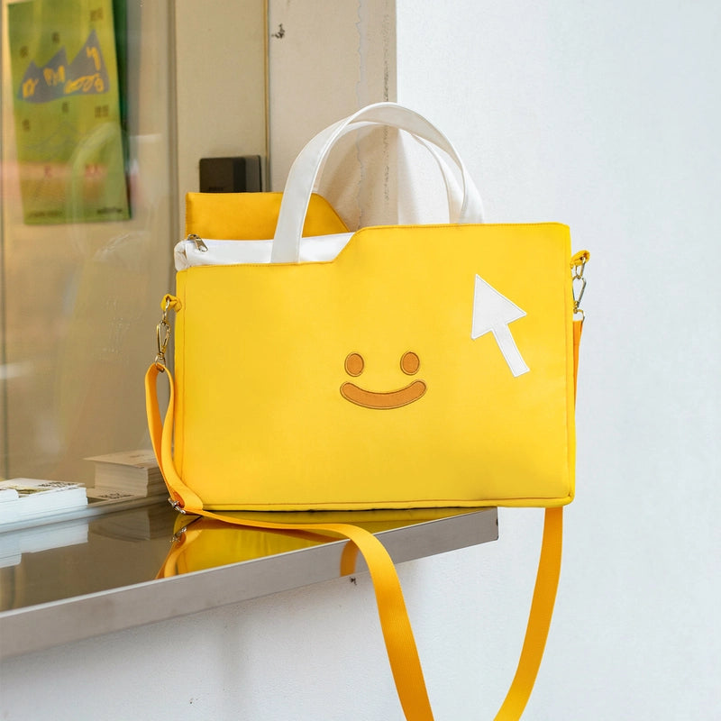 Kawaii Creative Laptop Folder Crossbody Bag