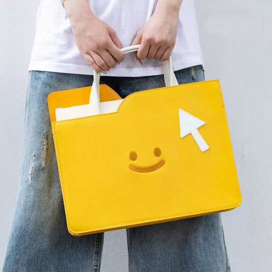 Kawaii Creative Laptop Folder Crossbody Bag