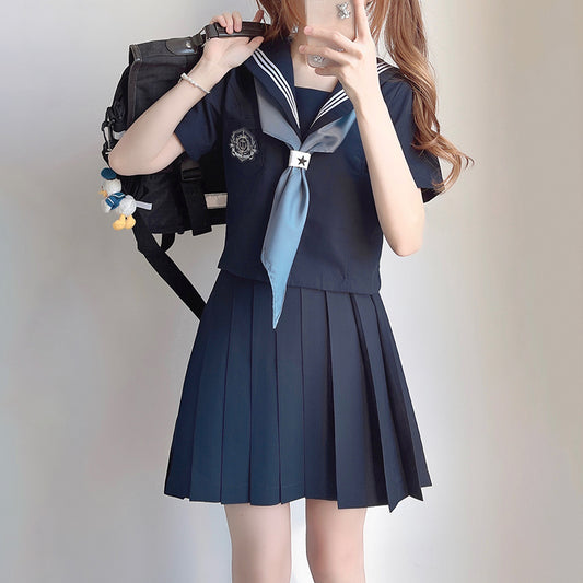 Kawaii Japanese College Style Blue JK Uniform Set