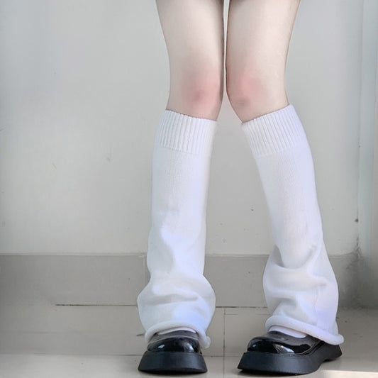 Kawaii Japanese Style JK Knitted Stacked Socks