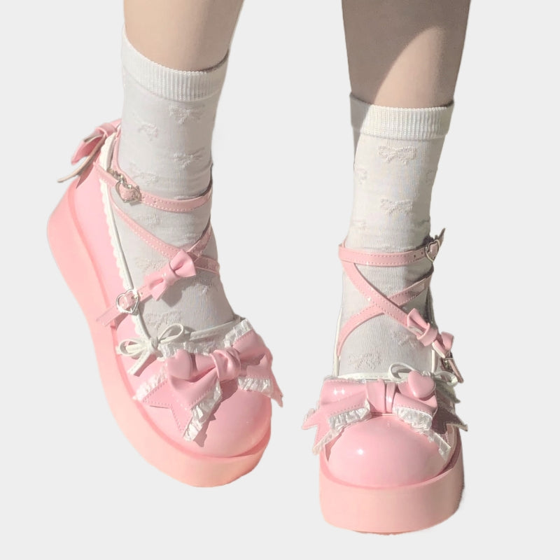 Kawaii Japanese Sweet Thick-soled Lolita Shoes