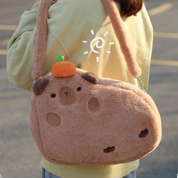 Kawaii Koala Capybara Doll Plush Backpack