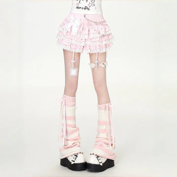 Kawaii Lace Tiered Cake Skirt