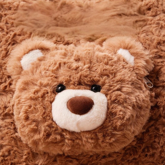 Kawaii Plush Cartoon Bear Computer Bag